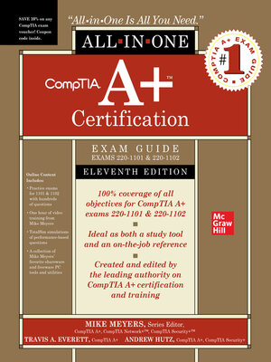 cover image of CompTIA A+ Certification All-in-One Exam Guide (Exams 220-1101 & 220-1102)